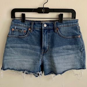 GAP High Rise Denim cutoff shorts
